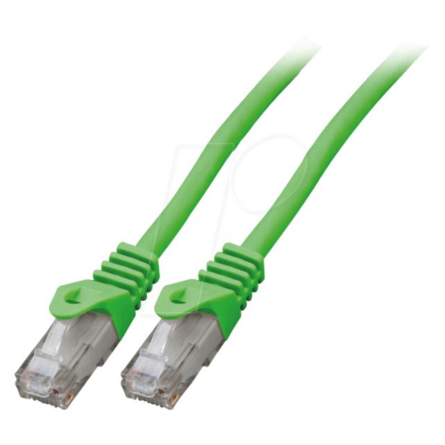 EFB Elektronik Patchkabel U/UTP, LSZH, CCA, AWG24/7 (U/UTP, CAT5e, 7.50 m) (K8110GN.7)