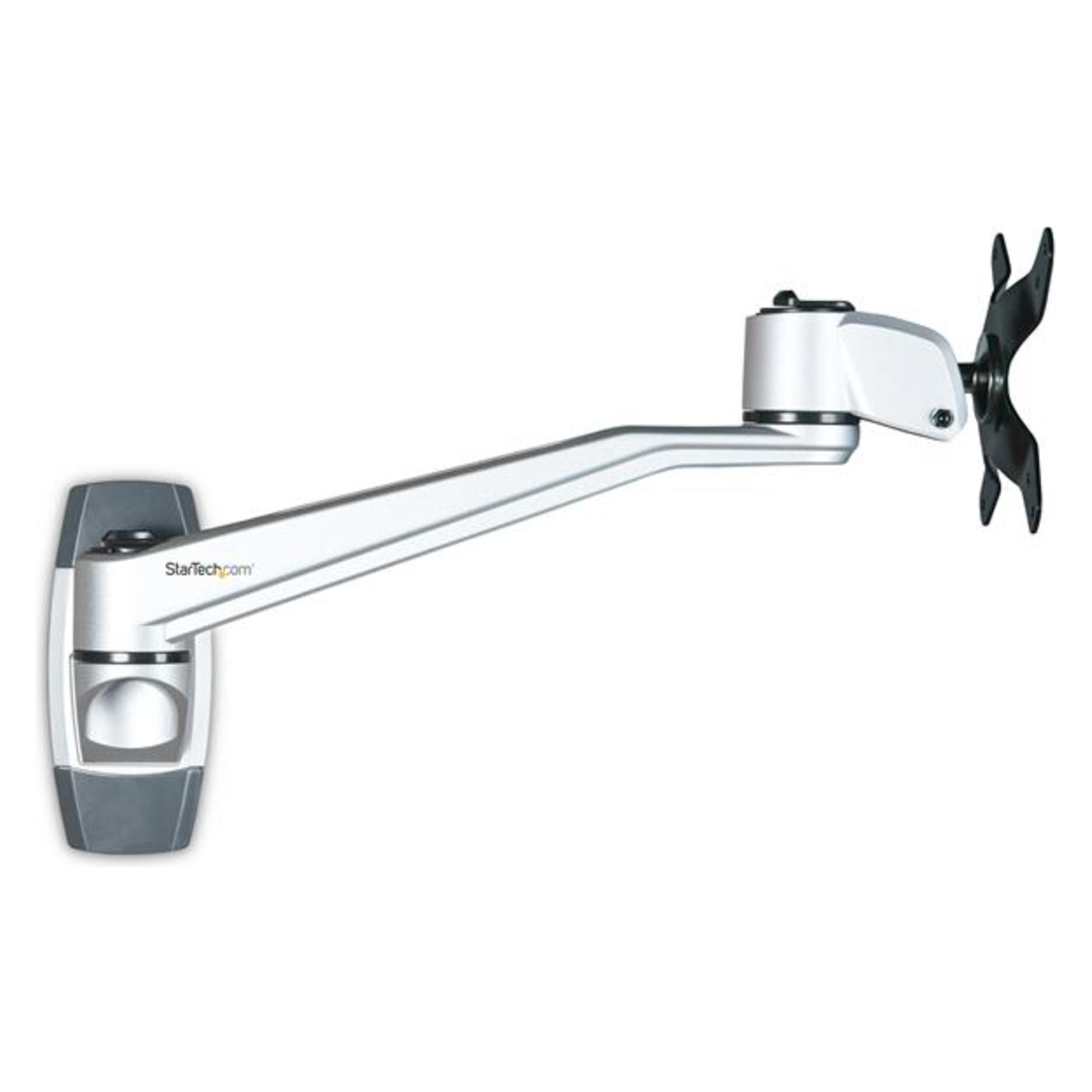 StarTech .com ARMWALLDS2 Monitorarm zur Wandmontage (26 cm langer Schwenkarm (Wand, 30", 14 kg) (ARMWALLDS2)
