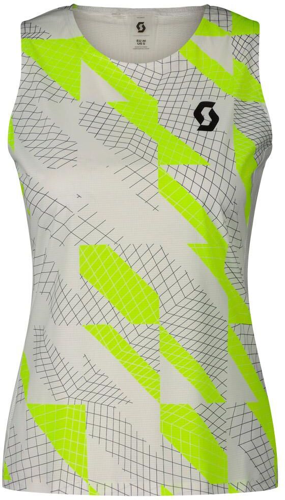 Scott  - Tank W's Rc Run White Black - M - Tee-shirt de trail