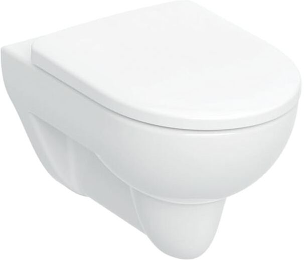 Geberit Renova Wand-Tiefspül-WC 500802001 4,5 l, Set, mit WC-Sitz, weiß
