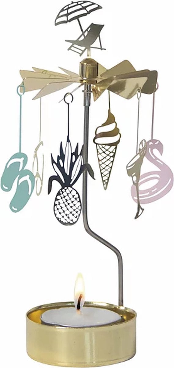 Pluto Design Rotarycandle Zomers genieten Tealight