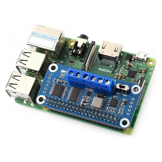 WaveShare Motor Driver uHAT (I2C) für Raspberry Pi (Motor Driver HAT)