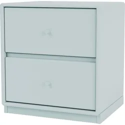 Drift Nachtschrank hell himmelblau auf Sockel 3 cm
