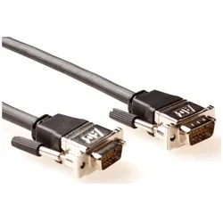 ACT VGA – VGA (10 m), Videokabel, Schwarz