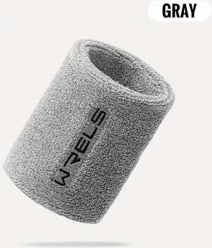 Useful Little Things Quick Drying Absorbent Fitness Wrist Sweatbands grey