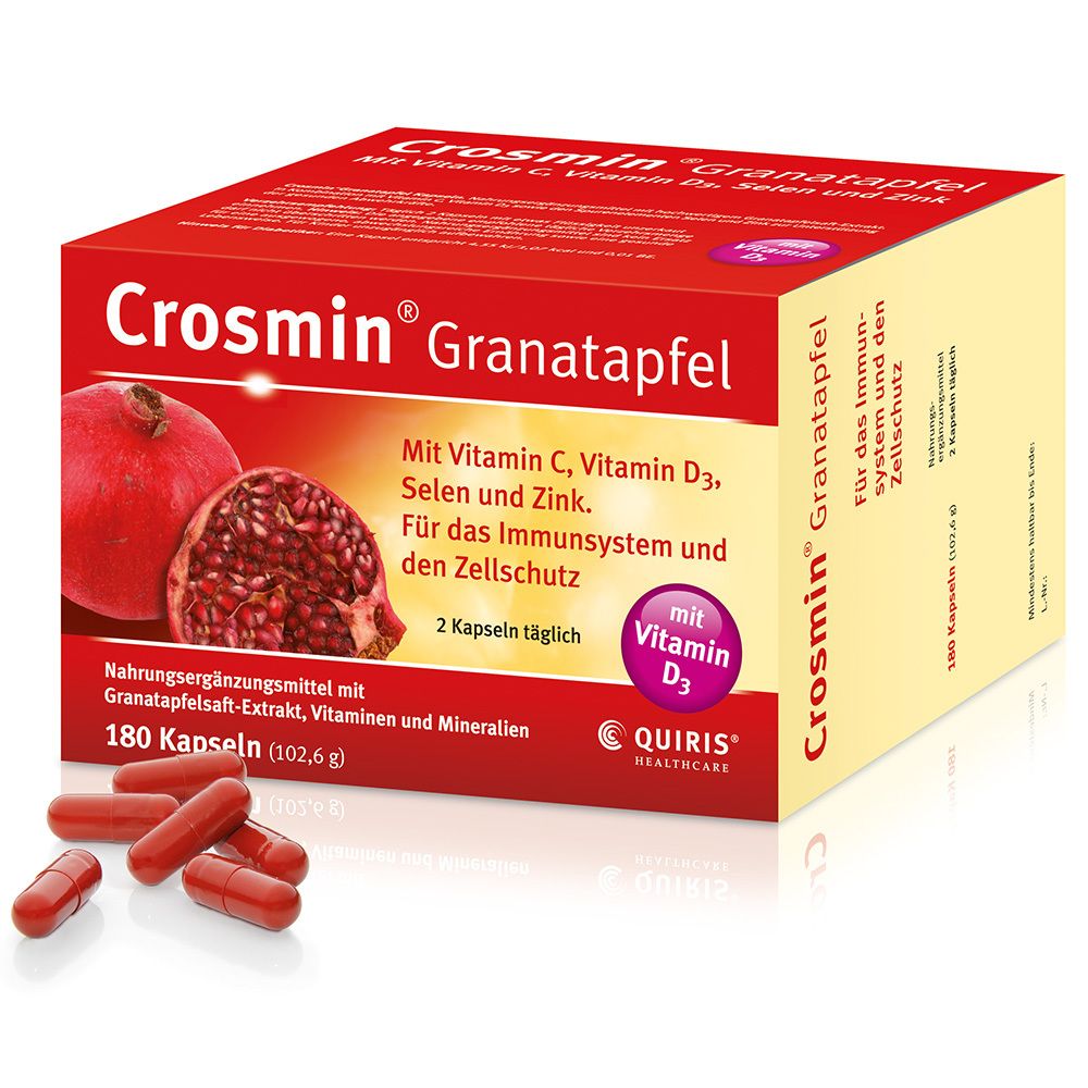 Crosmin Granatapfel Kapseln 180 St
