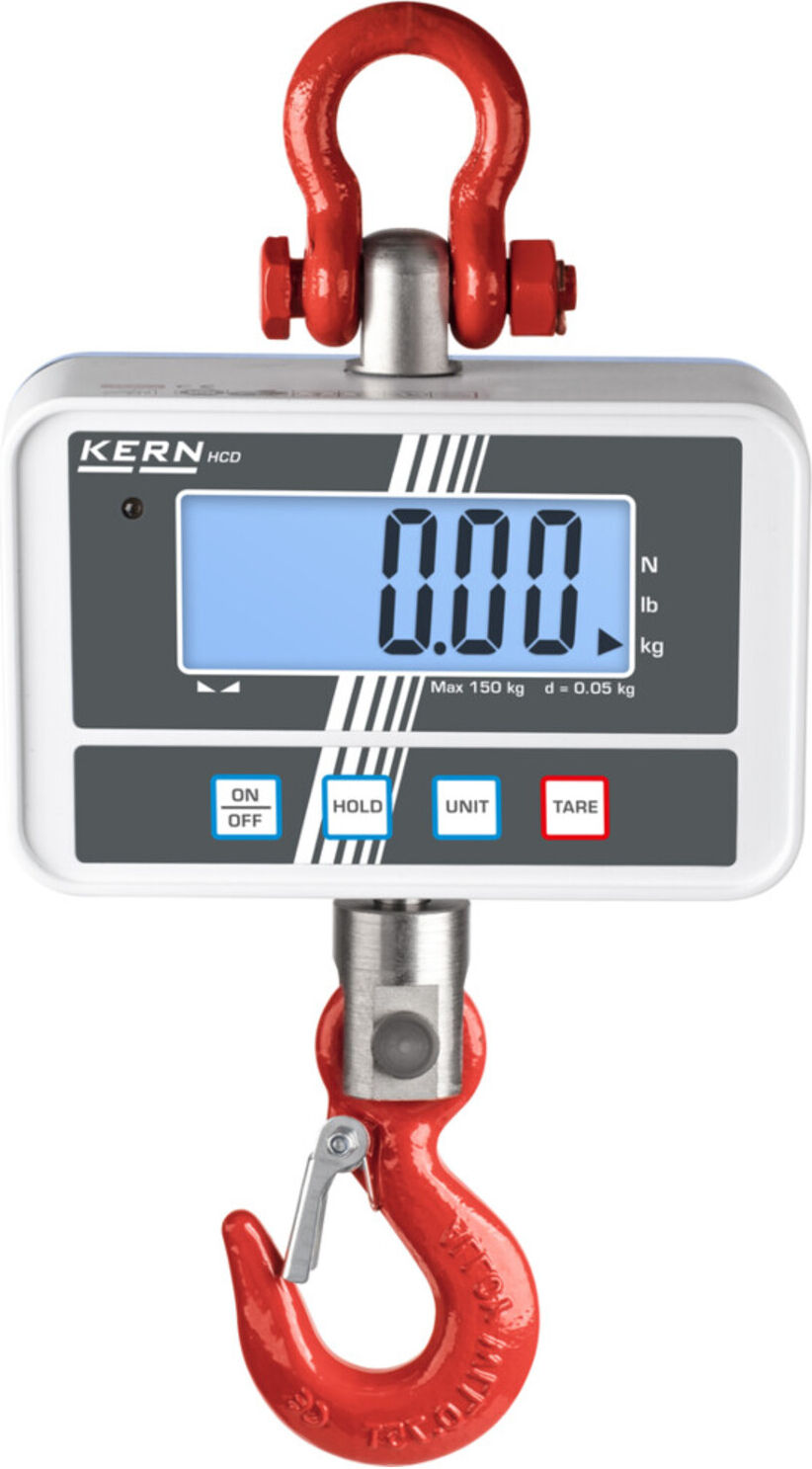Kern Kranwaage HCD 300K-1, Wägebereich 300 kg, Ablesbarkeit 100 g ; KERN & Sohn)