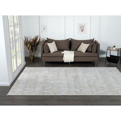 Teppich "My Floor, LAGERRÄUMUNG", beige (creme, hellgrau, altgoldfarben), B:200cm H:10mm L:290cm, Polyester, MYFLAIR MÖBEL & ACCESSOIRES, Teppiche, Teppich, Kurzflor, modernes Design, besonders weich, auch in rund erhältlich