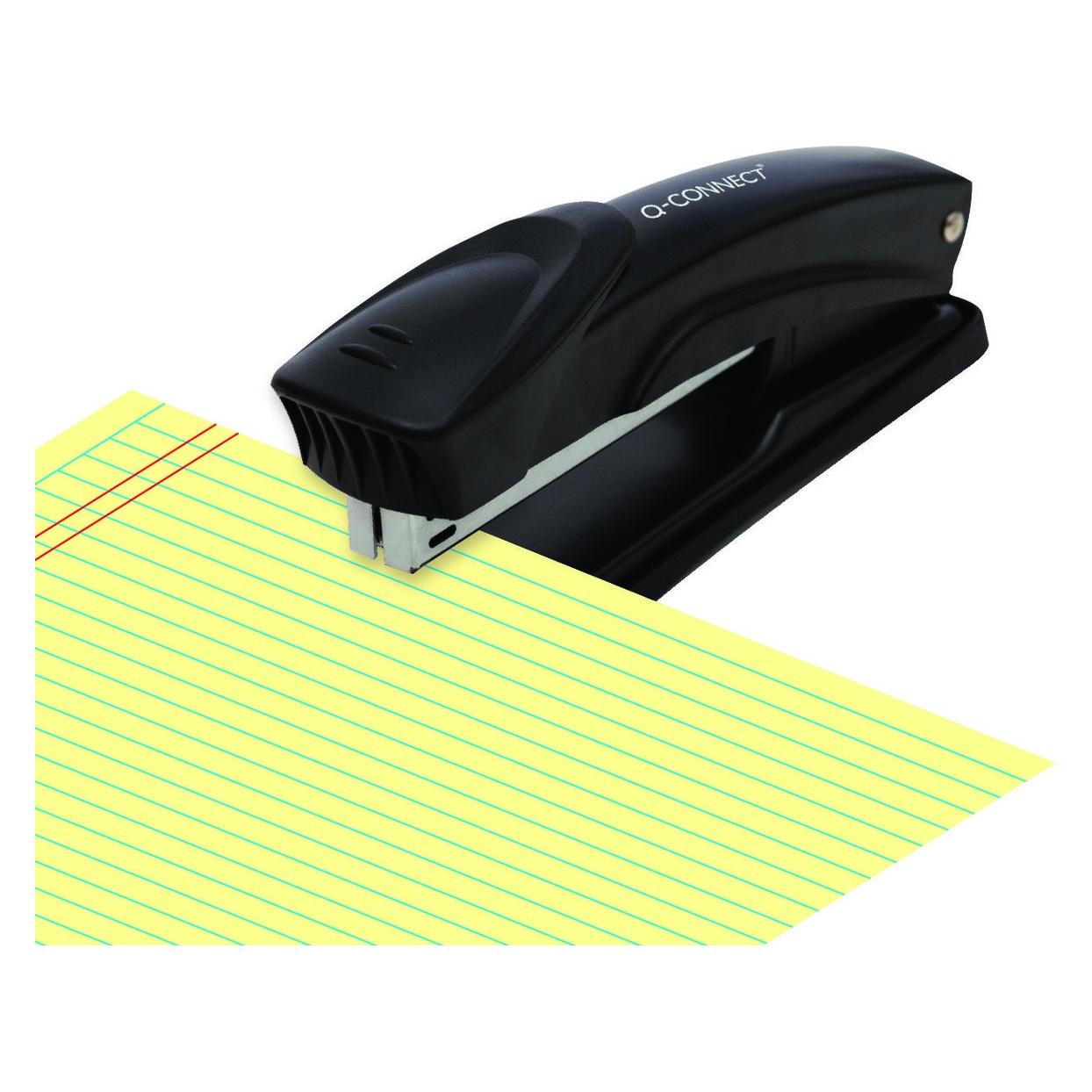 Q-Connect Heftmaschine Metall 20BL schwarz (1 Blatt) (KF14211)