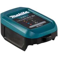 Makita, Werkzeugakku + Ladegerät, Zubehör 1915T9-4 LXT DC18SJ Kompaktes USB-C-Ladegerät für 14,4V und 18V LXT-Akkus