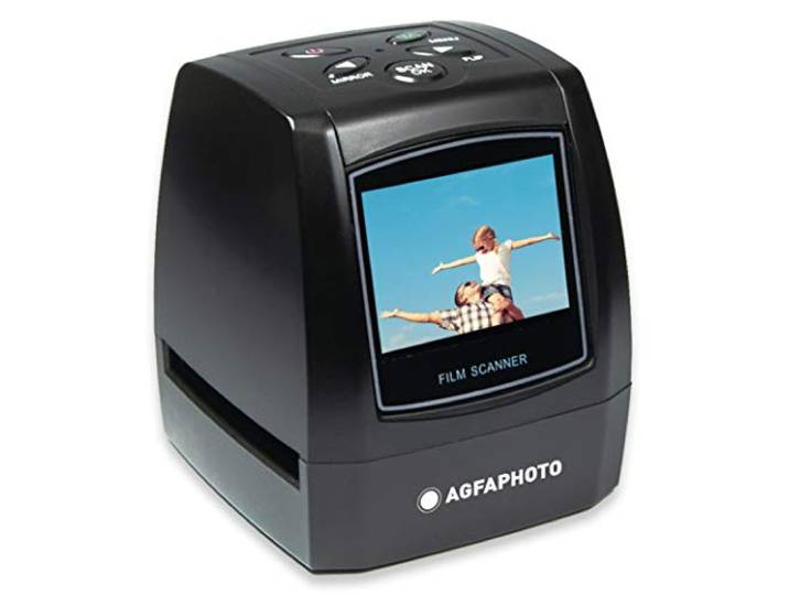 AGFA PHOTO Realiview AFS100 Digitale filmscanner, negatieve 35 mm/135 en dia's (10 MP, 2,4 inch LCD-scherm, zwart