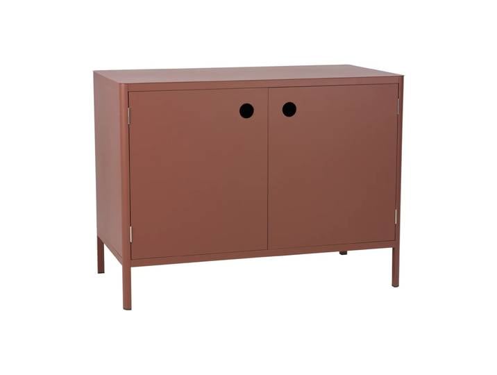 Brafab Meuble bas de cuisine extérieure Kelia Zin red, 121x91x64 cm