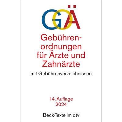 Gebührenordnungen für Ärzte und Zahnärzte, Taschenbuch von , dtv, 978-3-423-53262-4