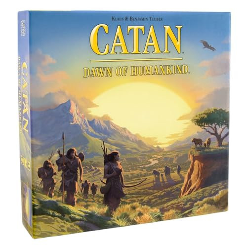 CATAN Dawn of Humankind gezelschapsspel voor 3-4 spelers, Engelse versie