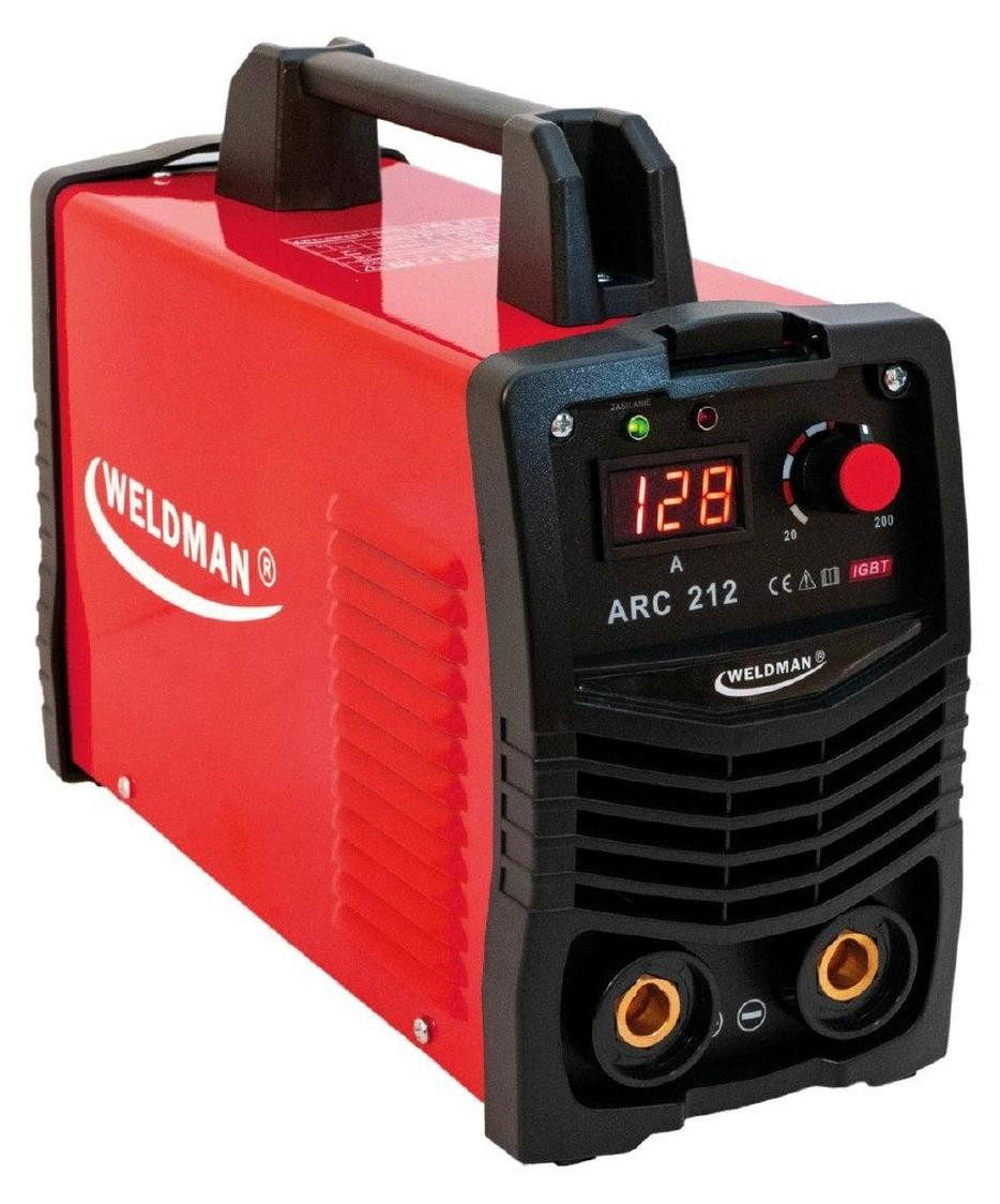 Weldman Inverter lasapparaat ARC-212 IGBT, TIG DC / MMA: 20–200