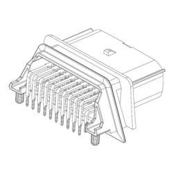 Molex 348302002 MX150 RA Header 348302002 Molex Inhalt: 1 St.