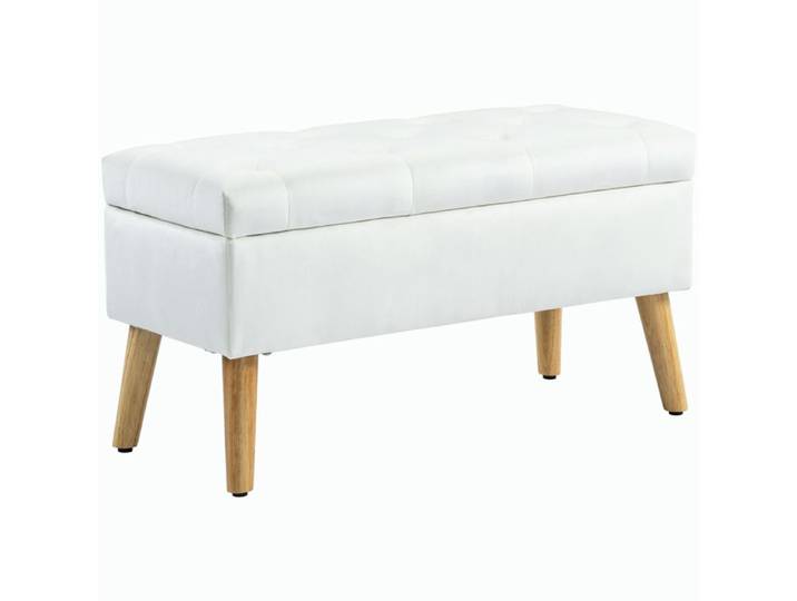 banquette avec rangement banquette rembourrée avec couvercle canapé - lit en velours pour couloir chambre salon bois caoutchouc 102