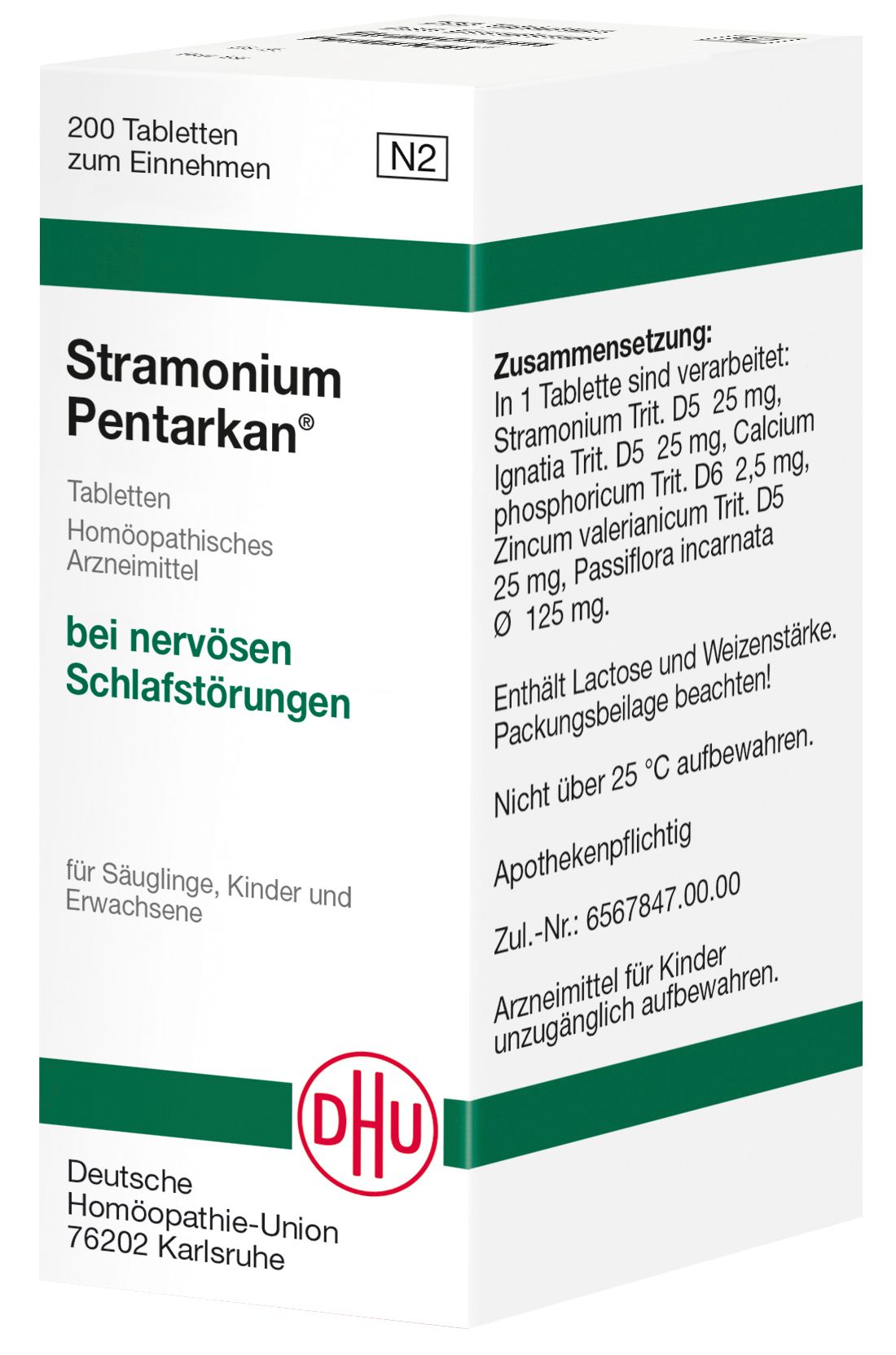 Stramonium Pentarkan Tabletten 200 St