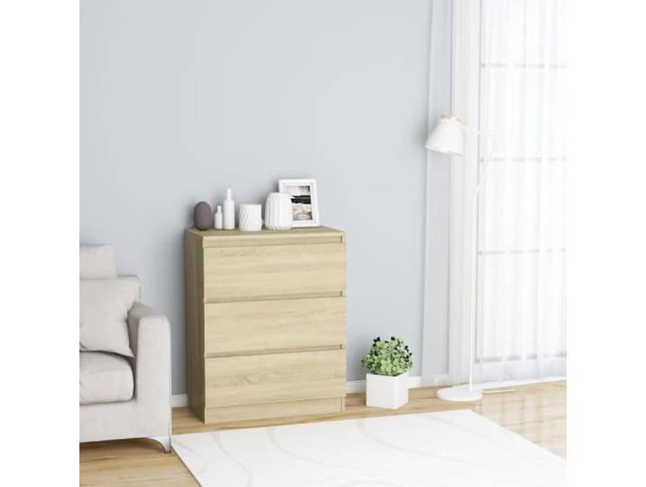 7862 Bahut Buffet De Cuisine Classique - Buffet Armoire de cuisine Chêne sonoma 60x35x76 cm Aggloméré MMCZ®