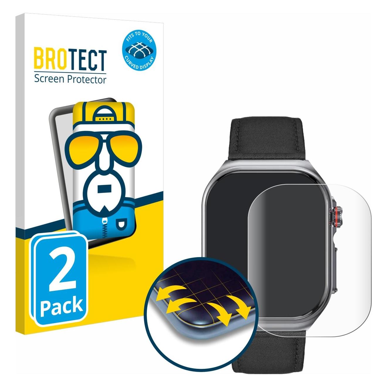 Brotect Fullscreen Schutzfolie Displayschutz Folie Klar Transparent (5158264)