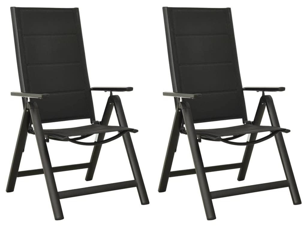 Klappbare Gartenstühle, Set aus 2 Stück
