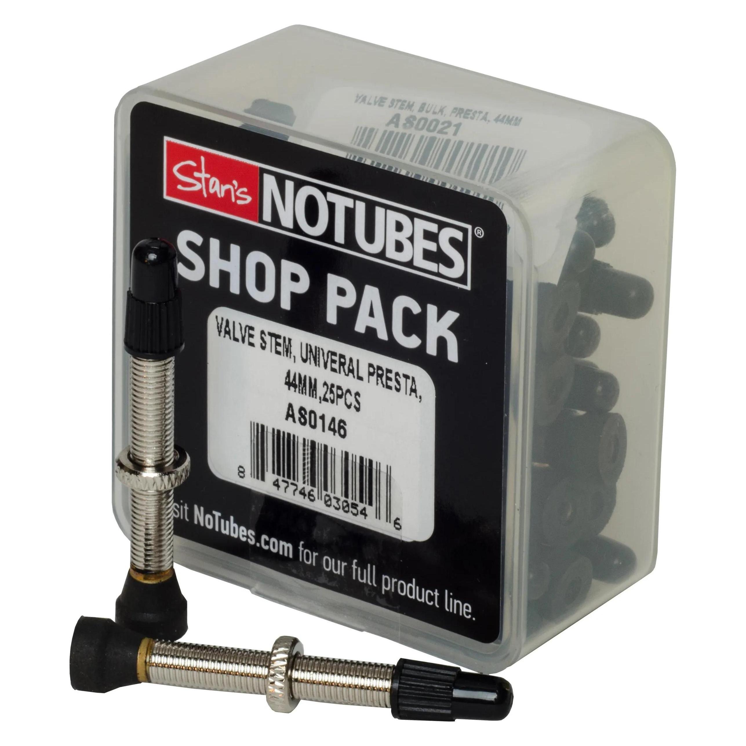 Notubes Stan's Valve Stem (Shop Pack - 25pcs) - Universal, Presta - 44mm (ST162)
