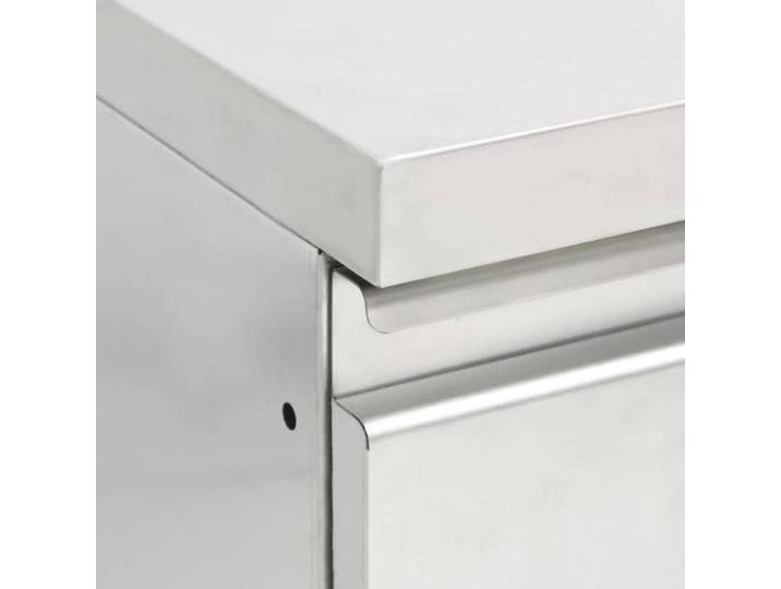 Armoire de cuisine commerciale avec 2 tiroirs Acier inoxydable_2 ans garantie_41913