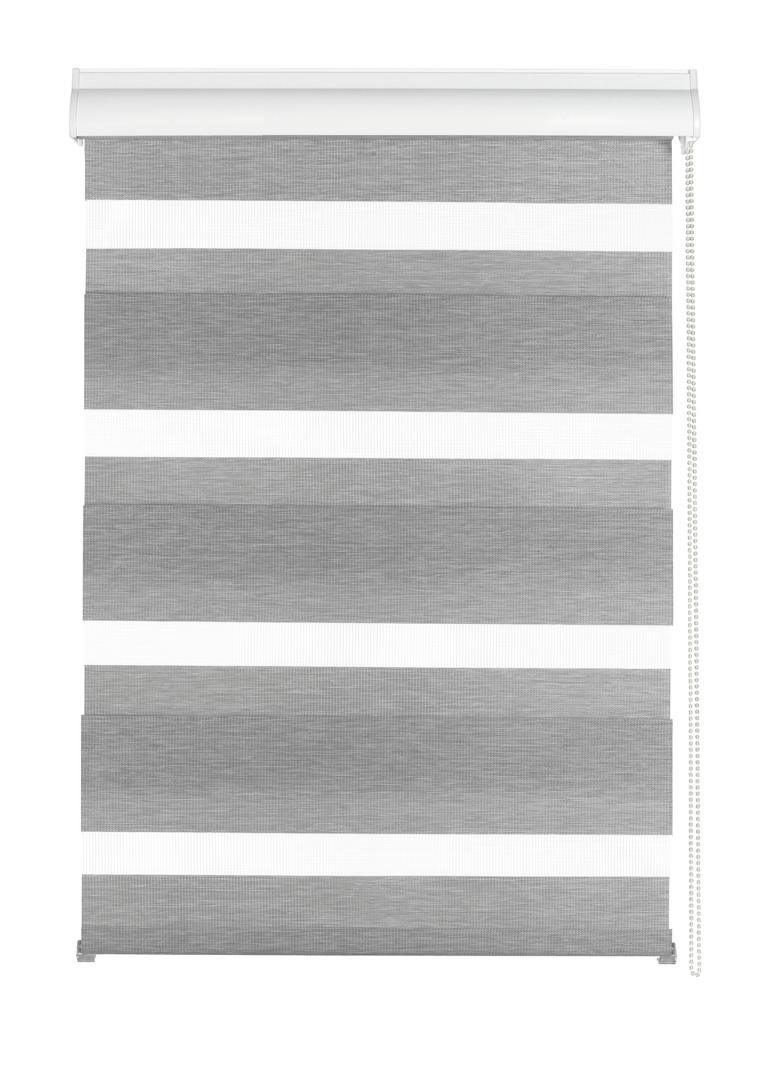 GARDINIAHOME DOPPELROLLO MIT SEITENZUG SILBER 120X160CM 09177085