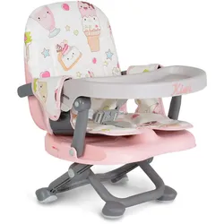 Kinderstuhl Kiwi, Kinder Stuhl-, Sitzerhöhung, Boostersitz, Tisch, klappbar rosa Kuchen