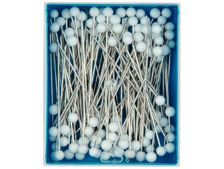 Prym Glaskopfstecknadeln weiss 0.80 x 48 mm Dose 30 g