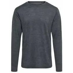 Narsaq Herren Napasak Merino Blend Langarmshirt - XL - Forged Iron