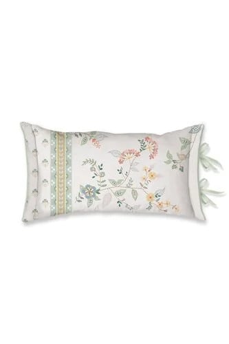 Pip Studio Kili Flower Cushion - Wit - 35 x 60 cm