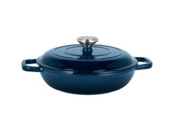 SILVERCREST® Sauteuse en fonte Premium, 2,4 L (Bleu)