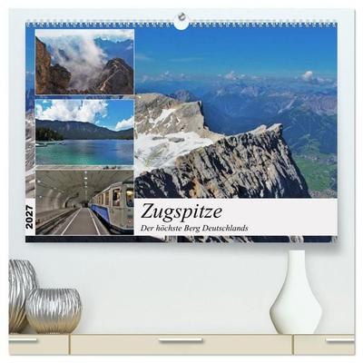 Zugspitze - Der höchste Berg Deutschlands (hochwertiger Premium Wandkalender 2027 DIN A2 quer), Kunstdruck in Hochglanz