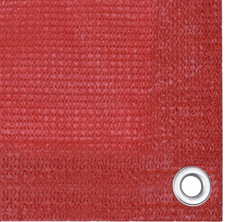 vidaXL Écran de balcon Rouge 120x300 cm PEHD