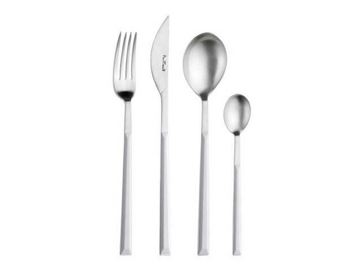 Pintinox Besteckset Sushi Pro, Weiß, Edelstahl, Metall, Kunststoff, 24-teilig, ISO 9001, rostfrei, lebensmittelecht, Essen & Trinken, Besteck, Besteck-Sets