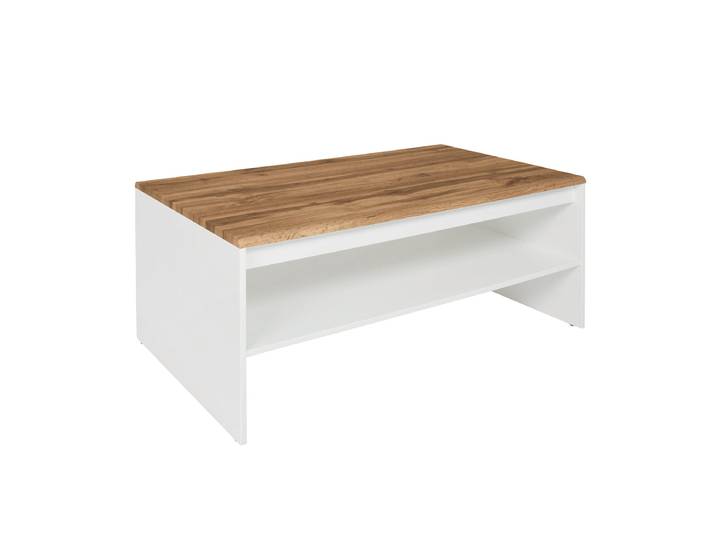 Table basse Hella Blanc et Bois
