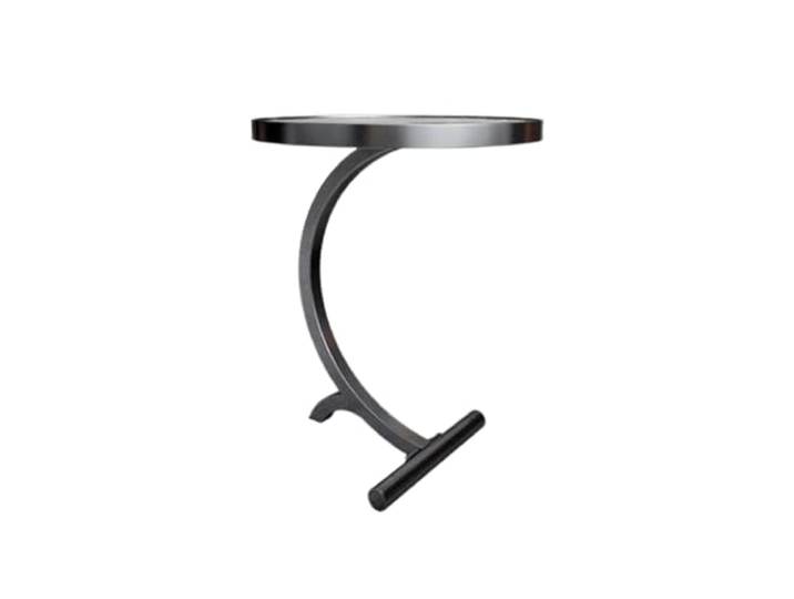 YCCHAH Sofatisch Nordic Einfache Runde Kaffee Tisch Kleine Wohnung Wohnzimmer Tee Sofa Beistelltisch Balkon Glas Wohnzimmer-Beistelltisch(B)
