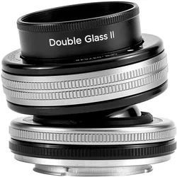 Lensbaby Composer Pro II w/ Double Glass II for Canon RF (Canon RF, APS-C / DX), Objektiv, Schwarz