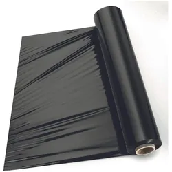 SUPRA Stretchfolie schwarz 50cm x 260m Schwarz