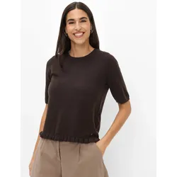 Brax Damen Pullover Style NINA brunette, dunkelbraun, Gr. 34