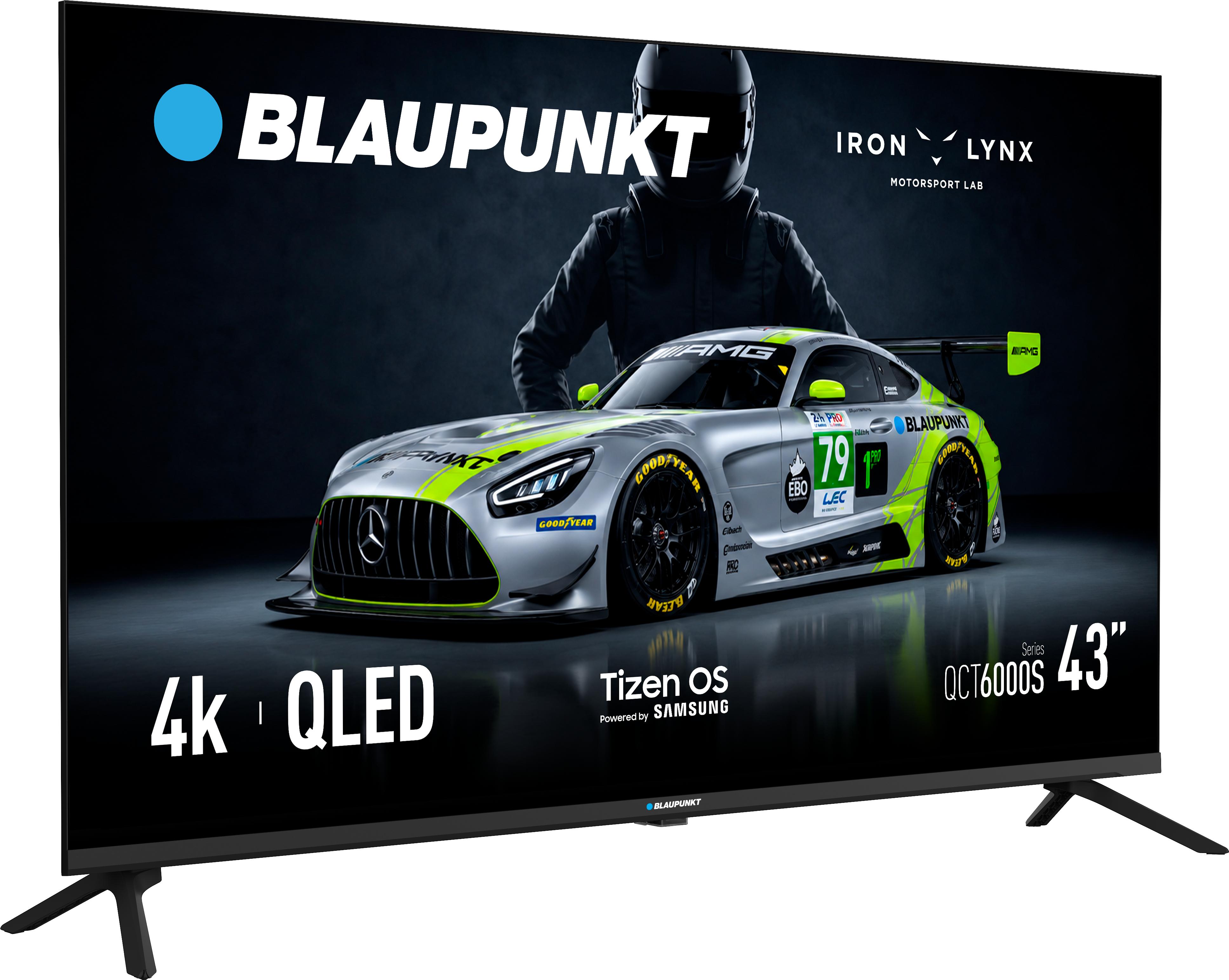 BLAUPUNKT 43QCT6000S 43-Zoll-Fernseher QLED UHD/4K Smart TV mit Tizen HDR Wi-Fi Bluetooth