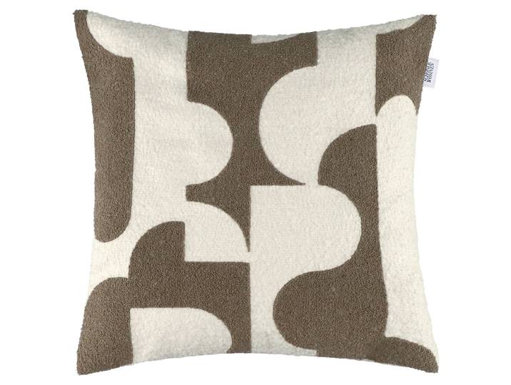 Kissenhülle Likely Beige/Taupe 45 x 45cm Mischgewebe