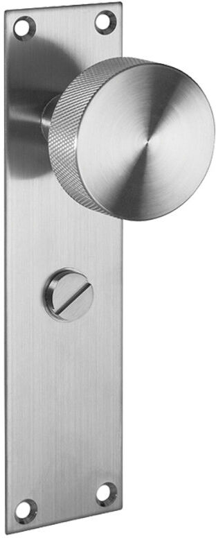 LPD Doors Zermatt Privacy Satin Stainless Steel Tone Doors 45 x 180 Steel