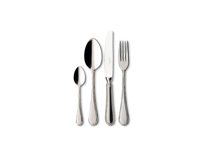 Besteck-Set VILLEROY & BOCH Tafelbesteck Septfontaines 24er Set silber , silber, Essbesteck-Sets, Besteck-Set
