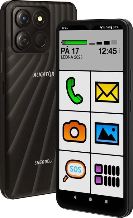 Aligator S6600 SENIOR schwarz