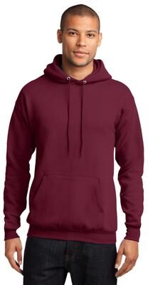 Port & Company PC78H Co Core Fleece Pullover Hooded Sweatshirt in Cardinal size 4XL