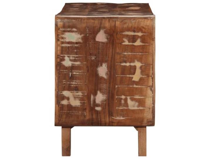 KTHLBRH TV-Schrank 105 x 46 x 32 cm aus Massivholz Großer Stauraum, stabile Tischplatte, Füße aus Holz, leicht zu reinigen