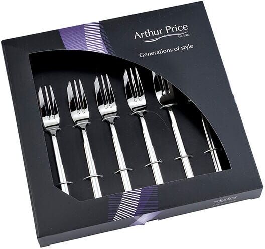 Arthur Price Classic Horizon Box of 6 Pastry Forks