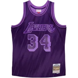 Mitchell & Ness, Herren, Sportshirt, Trikot Monochrome Swingman Shaquille O'Neal LA Lakers (M), Violett, M
